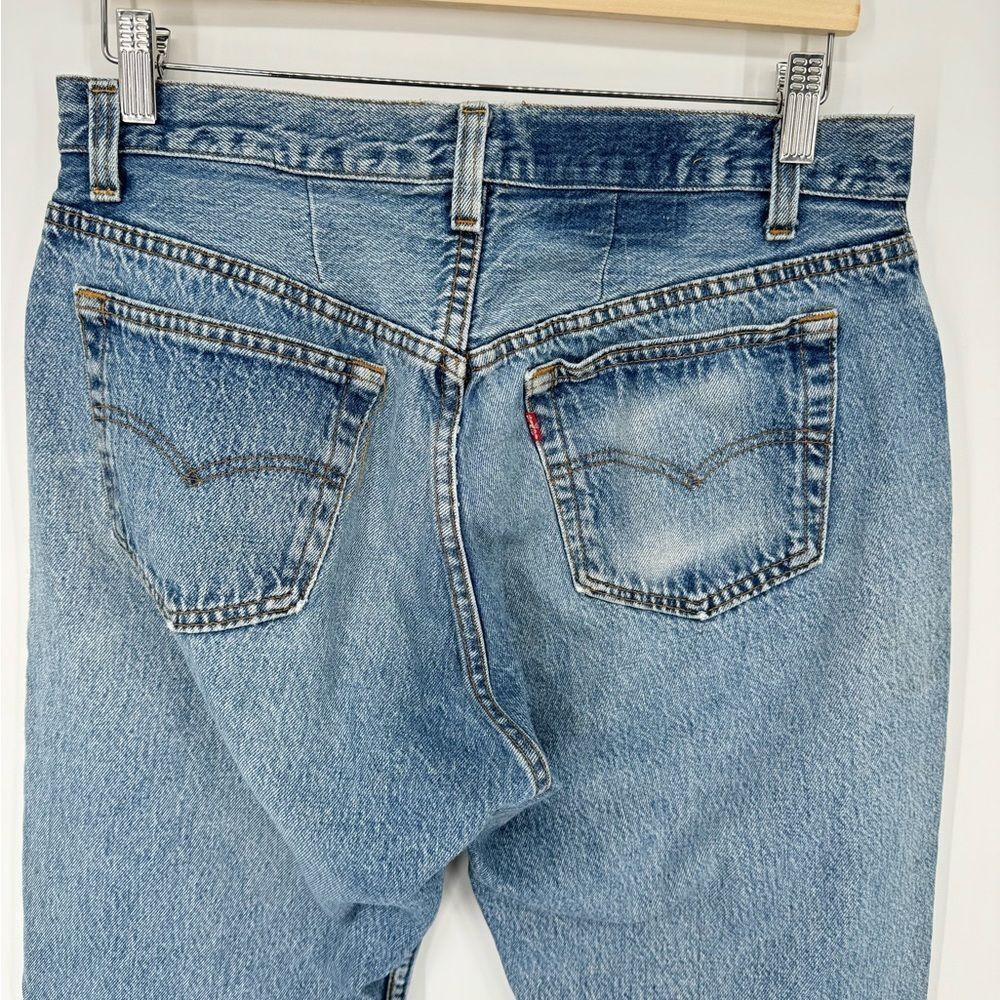 Vintage Levi’s 501 Jeans Altered and Distressed Late 80’s Early 90's - Picture 4 of 16